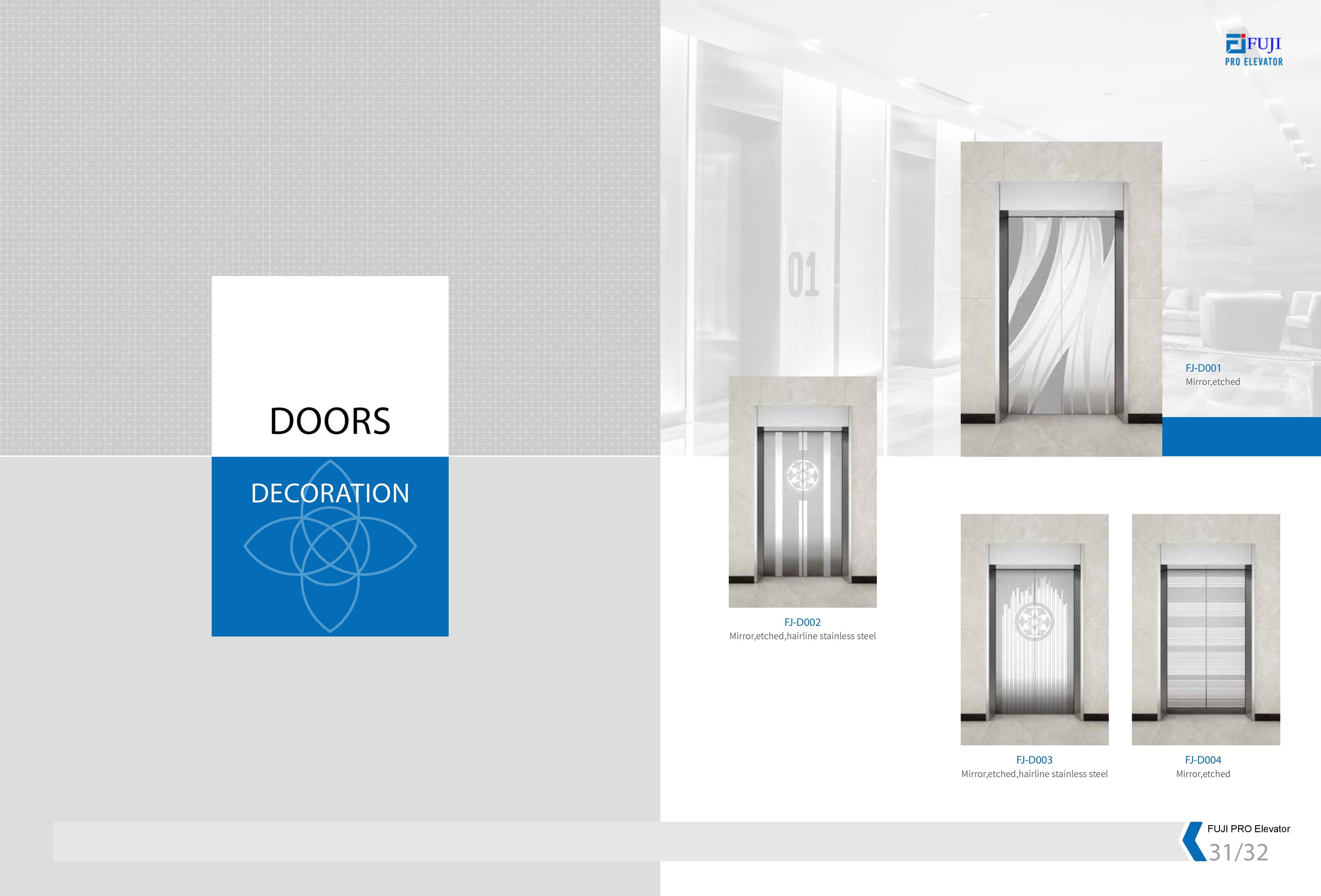Landing Doors — Mirror & Etched